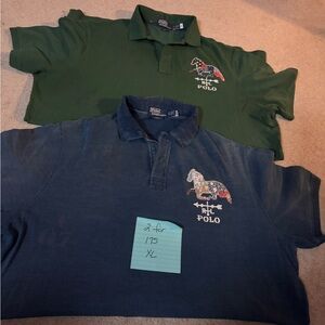 Polo by Ralph Lauren Kids Polo Shirts - Green and Navy